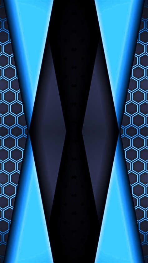 Mesh Blue Black Amoled Digital Tech 3d New Art Material Design