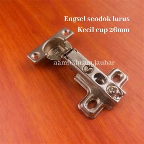 Jual 1 Biji Engsel Sendok HUBEN Kecil CUP 26 MM Standart Manual Lurus