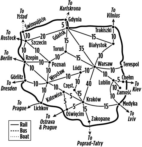 Trains In Poland Map - Angela Maureene