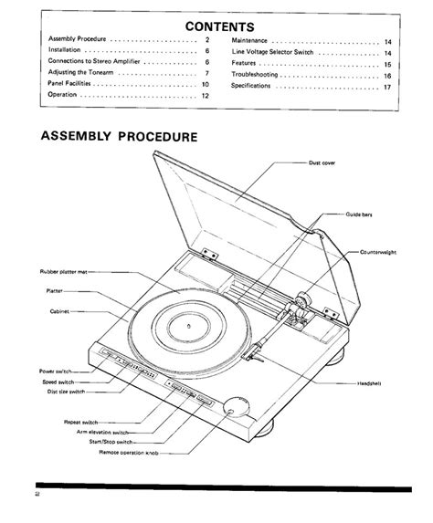 Owner's Manual for PIONEER PL-L1000 - Download