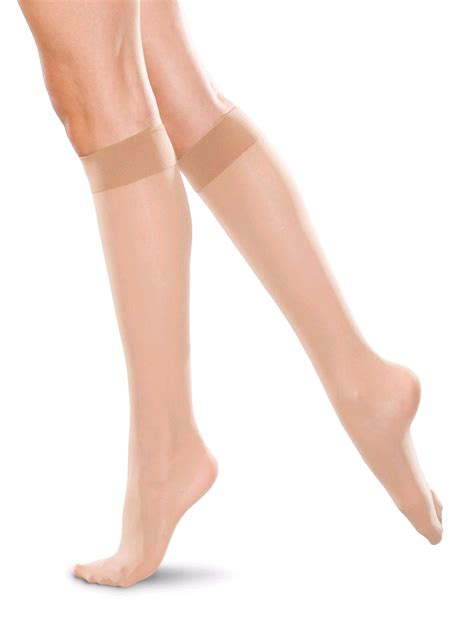 Therafirm Light Ladies Sheer Support Socks Flight Socks