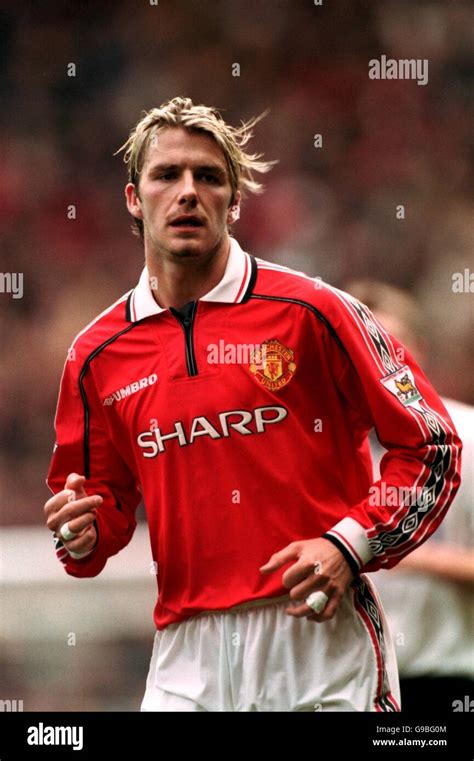 Manchester United S David Beckham During The Fa Carling Premiership