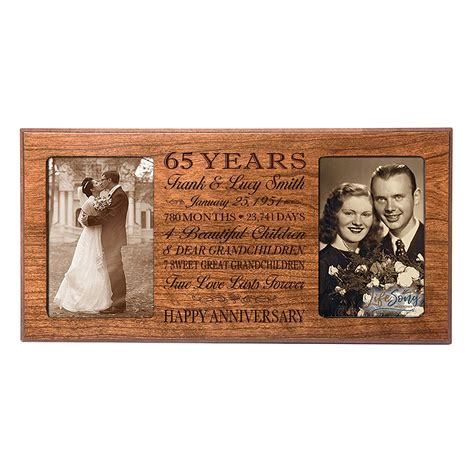 65 Year Anniversary Gift Ideas | LifeSong Milestones