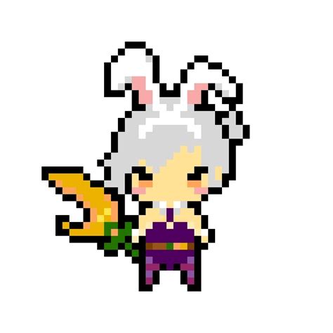 Battle Bunny Riven Pixel Art Anime Amino