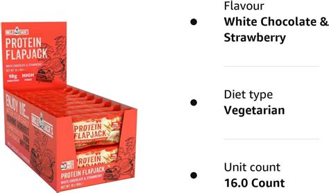 Uncle Jacks Protein Flapjacks 16 X 100g 18g Protein Vegetarian