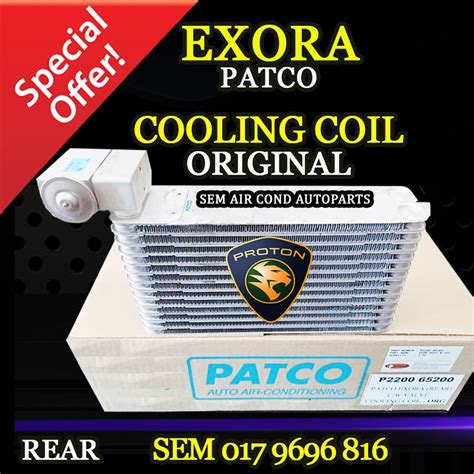 Proton Exora Original Patco Rear Cooling Coil Evaporator Car Aircond