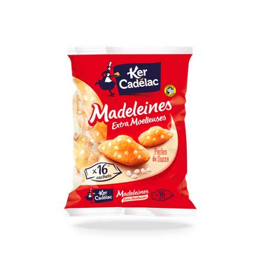 Ker Cadelac Madeleines Extra Moelleuses Perles de sucre Août 2016