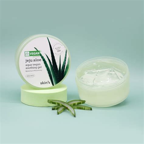 Skin Gel Jeju Aloe Aqua Vegan Soothing Gel G Skin Ple