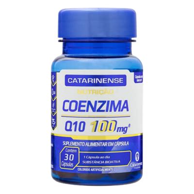 Coenzima Q10 30 Cápsulas 100mg Catarinense Pharma