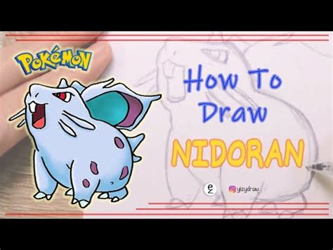 Pokemon Doodles Draw With Me Nidoran Female Youtube