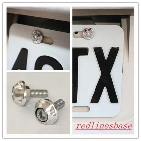 Purchase SILVER 2 PCS STAINLESS STEEL LICENSE PLATE SCREWS in Chino ...