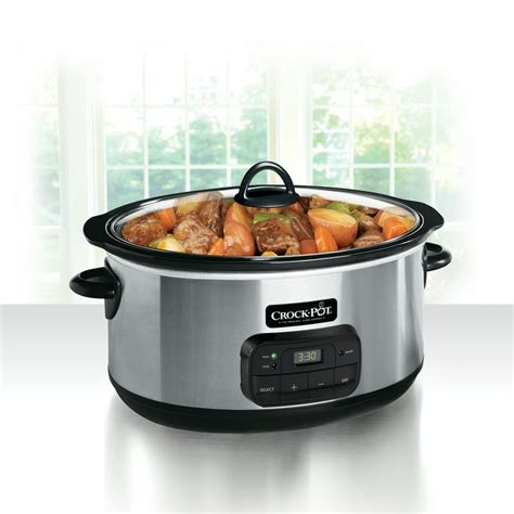 Crock Pot Stir Automatic Stirring Slow Cooker 6 Quart 04102024