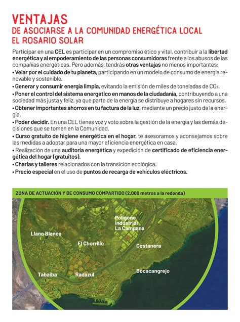 La Comunidad Energética Local El Rosario Solar aprobará este jueves