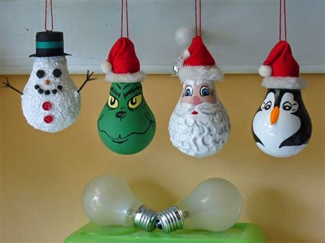 Ideas & Products: Light Bulb Christmas Ornaments