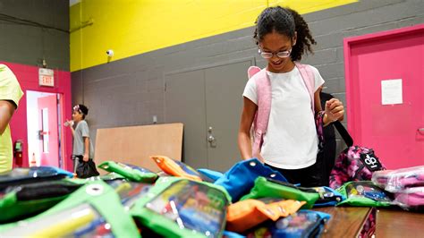 Paterson NJ families receive food, school supplies