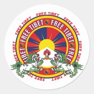 Free Tibet Stickers | Zazzle