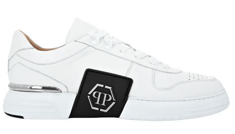 Philipp Plein Phantom Kick Leather Lo Top Sneakers Whats On The Star