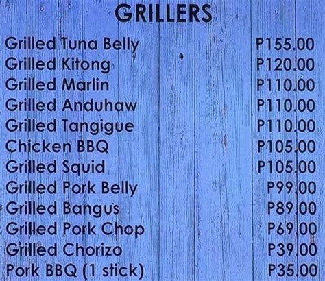 Menu At Island Grill Restaurant Cebu City The Terraces 4f Cebu