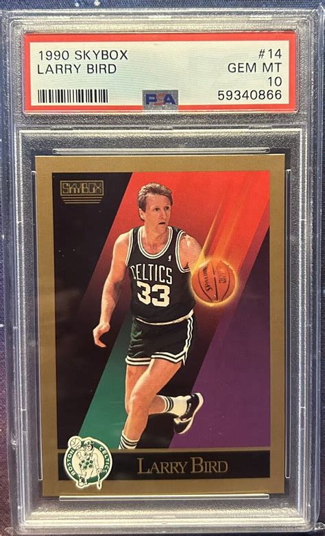 Larry Bird 1990 SkyBox 14 Base Price Guide Sports Card Investor