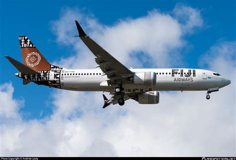 DQ FAD Fiji Airways Boeing 737 8 MAX Photo By Andrew Lesty ID 1311622