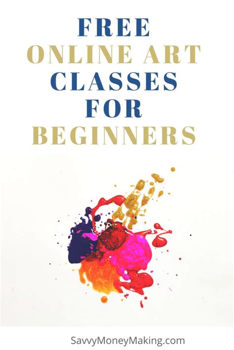 How to Find Free Online Art Classes for Beginners | Online art classes, Art classes, Learn art