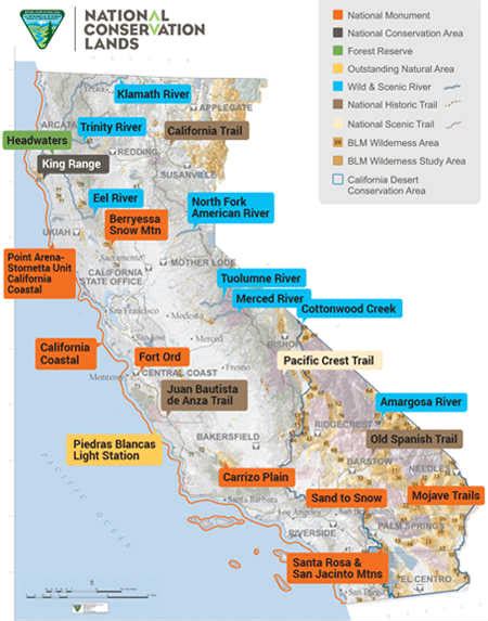 BLM Sites in California