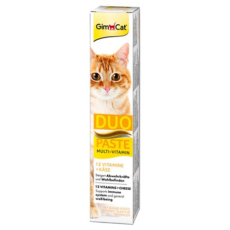 GimCat Duo Paste Multi Vitamin 50g 12 Vitamine Käse 502319 01