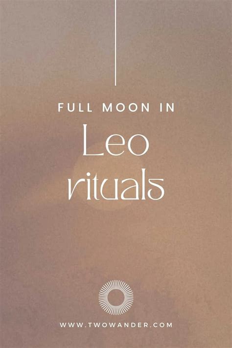How To Use The Full Moon In Leo To Release The Fear Of Being Seen — Two