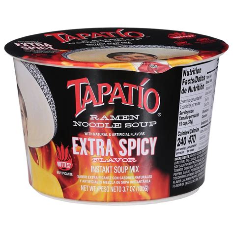 Tapatio Extra Spicy Ramen Noodle Soup Bowl - Shop Soups & Chili at H-E-B