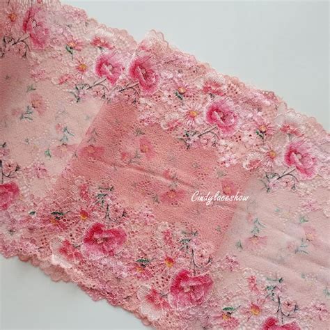 Pink Lace Trim Etsy