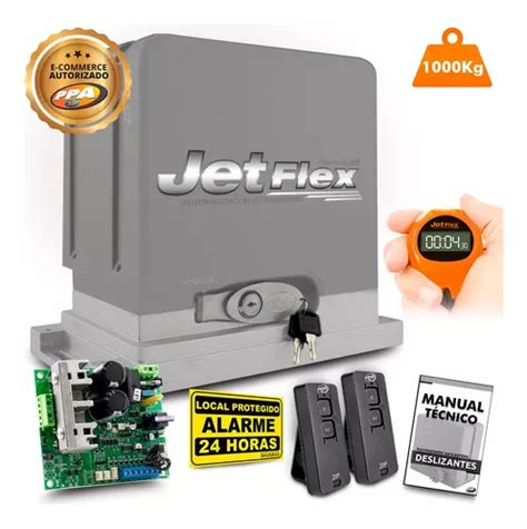 Kit Motor Ppa Dz Cube Jetflex Condominium 4s Portão 1000kg