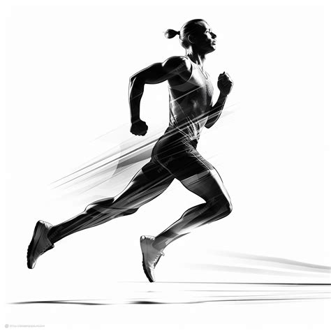 la silueta de  hombre corriendo  corredor corriendo sobre  fondo