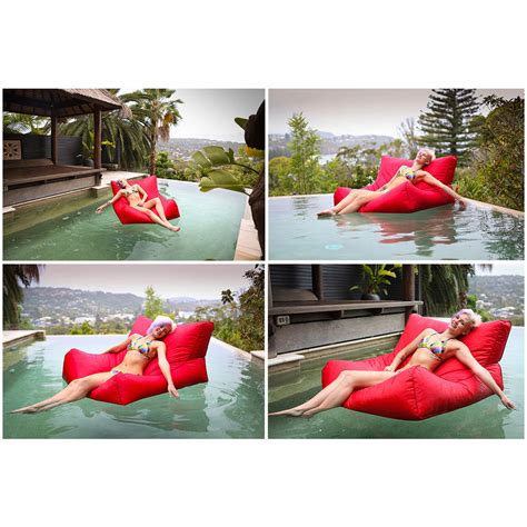 Swimming Pool Floating Bean Bag Indoor Outdoor Waterproof Lounge Chair