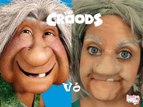 THE CROODS MAKEUP GRANDMA - MAQUIAGEM ARTÍSTICA - YouTube