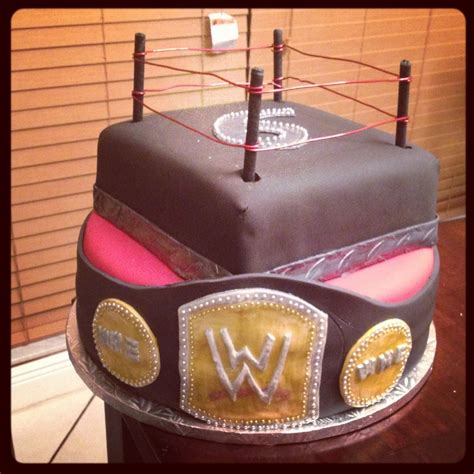 WWE Wrestling Ring Cake Cakes I Ve Baked Pinterest