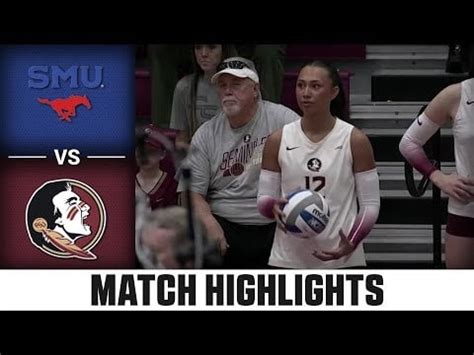 SMU Vs Florida State Match Highlights 2024 ACC Volleyball Women