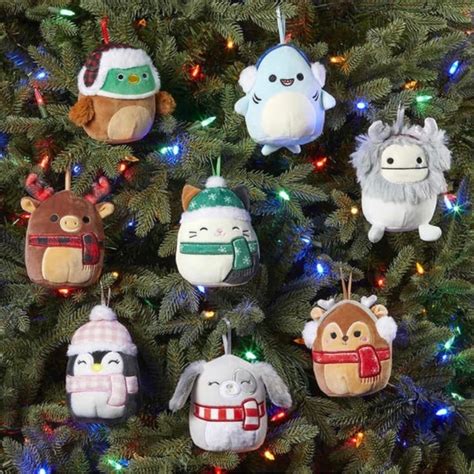 Squishmallows Accessories Squishmallows Holiday Winter Collection Mini Plushes Ornaments