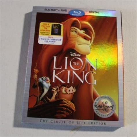 Disney Media The Lion King Bluray Dvd Digital The Circle Of Life