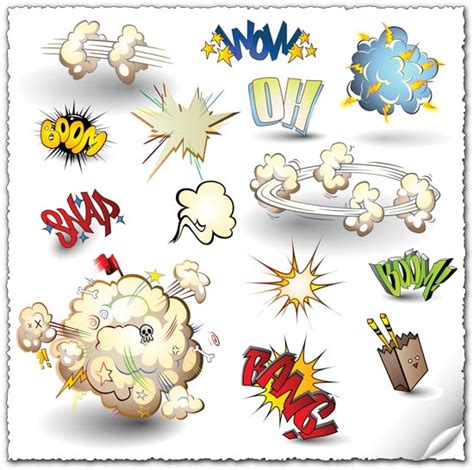 cartoon comic elements