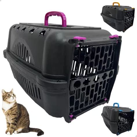 Caixa De Transporte Para Viagens Cachorro Gato Coelho N Cor Lilas