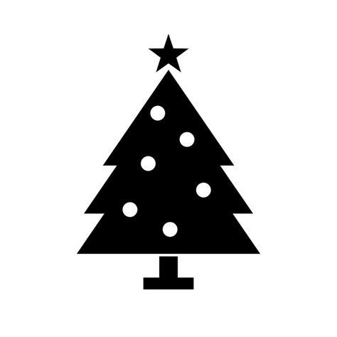 Christmas tree silhouette icon. Merry Christmas. Christianity. Vector. 26729563 Vector Art at ...