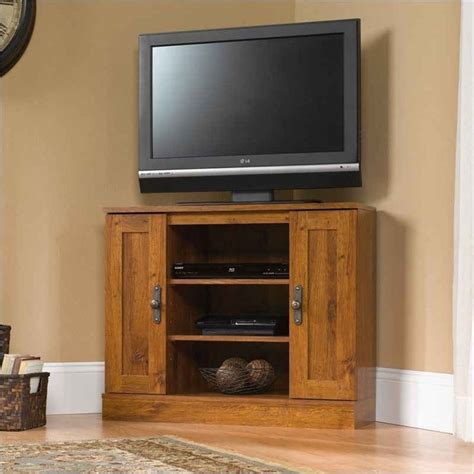 50 Inspirations Corner Oak TV Stands For Flat Screen Tv Stand Ideas