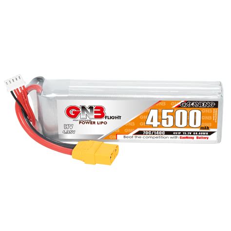 GNB 4500mAh 4S 70C LiHV Battery XT90 HobbyRC UK