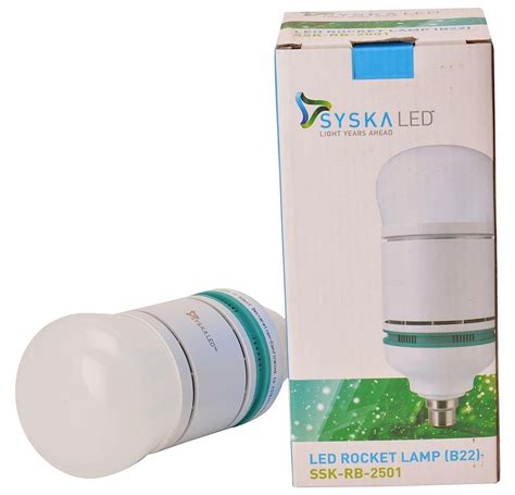 Plastic Syska Ssk Rb Led Rocket Lamp For Lighting B At Rs