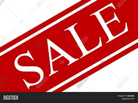 Red White Sale Sign Image And Photo Free Trial Bigstock