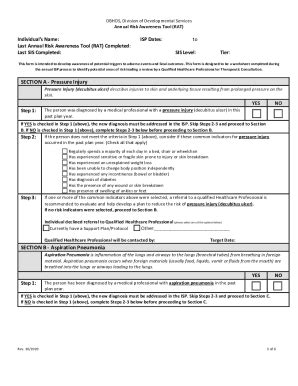 Fillable Online Dbhds Virginia Annual Risk Awareness Tool Virginia