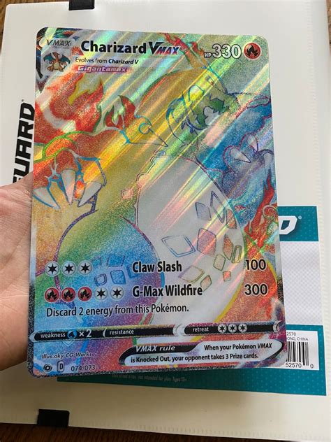 Charizard Pokemon Card Vmax Rainbow Pokemon Cards Zone