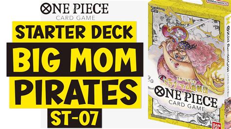 BIG MOM PIRATES ST 07 STARTER DECK OPENING One Piece Card Game