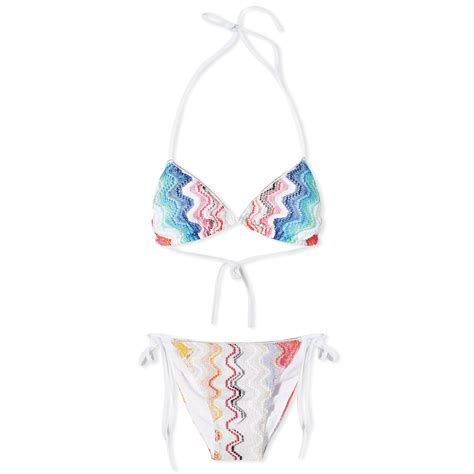 Missoni Chevron Stripe Bikini Multi END