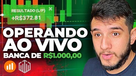 Operando Ao Vivo na IQ OPTION Banca de 1 000 Reais Sérgio Júnior